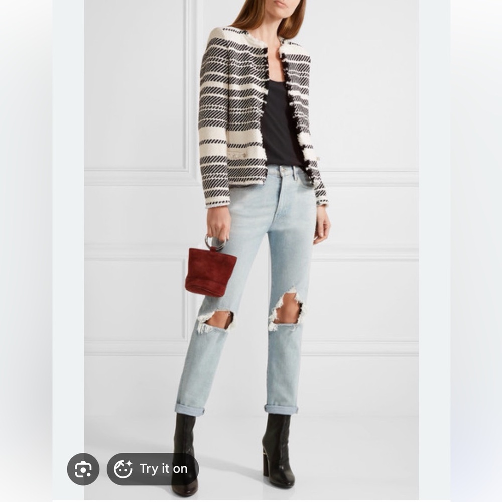 Iro tweed jacket, originally $600